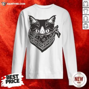 Cat Wearing Mask Quarantine Sweatshirt