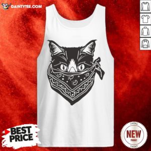 Cat Wearing Mask Quarantine Tank Top