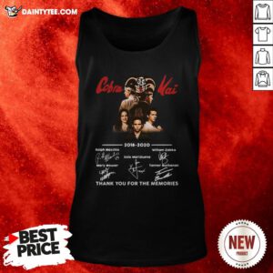 Cobra Kai 2018 2020 Signatures Thank You For The Memories Tank Top