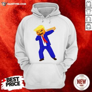 Dabbing Trumpkin Funny Halloween Donald Trump 2020 Gift Hoodie
