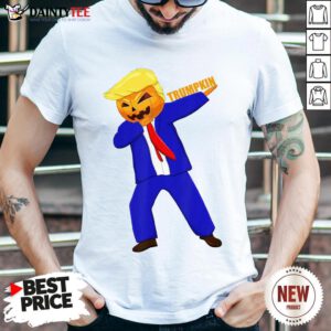 Dabbing Trumpkin Funny Halloween Donald Trump 2020 Gift T-Shirt