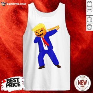 Dabbing Trumpkin Funny Halloween Donald Trump 2020 Gift Tank Top