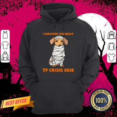 Dachshund Mummies I Survived The Great TP Crisis 2020 Hoodie