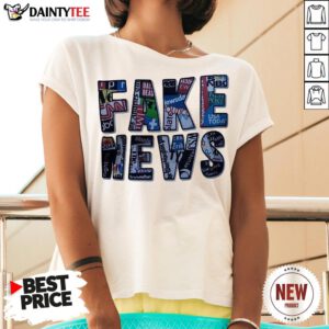 Fake News Social Network V Neck