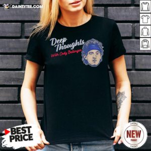 Funny Deep Thoughts With Cody Bellinger 2020 V Neck- Design By Daintytee.com