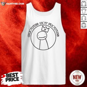 Funny Dream Merch Crowns Not Frowns Tank Top- Design By Daintytee.com