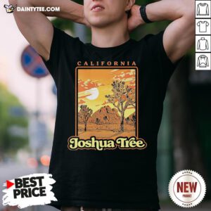 Funny Joshua Tree National Park Vintage WPA Poster Style Shirt- Design By Daintytee.com