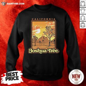 Funny Joshua Tree National Park Vintage WPA Poster Style Sweatshirt- Design By Daintytee.com