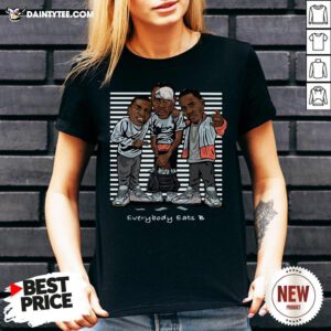 Funny Paid In Full Everybody Eats B V Neck- Design By Daintytee.com