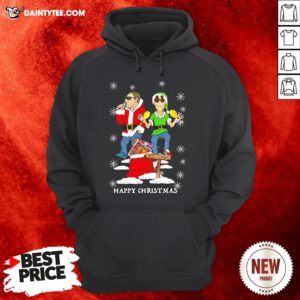Funny The Stone Roses Happy Christmas Hoodie- Design By Daintytee.com