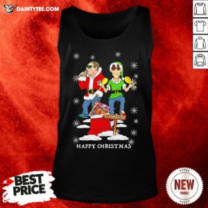 Funny The Stone Roses Happy Christmas Tank Top- Design By Daintytee.com