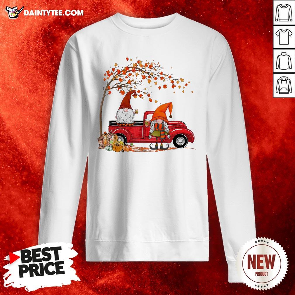 Gnomes It’s Fall Y’all Pumpkin Truck Autumn Tree Sweatshirt- Design By Daintytee.com Gnomes It’s Fall Y’all Pumpkin Truck Autumn Tree Sweatshirt- Design By Daintytee.com