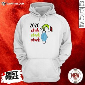 Good Grinch Hand 2020 Stink Stank Stunk Hoodie- Design By Daintytee.com