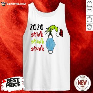 Good Grinch Hand 2020 Stink Stank Stunk Tank Top- Design By Daintytee.com