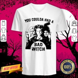 Hocus Pocus You Coulda Had A Bad Witch V Neck- Design By Daintytee.com
