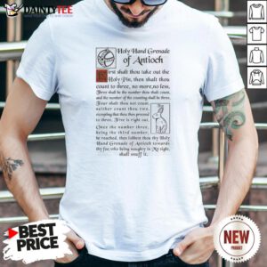 Holy Hand Grenade Of Antioch Shirt