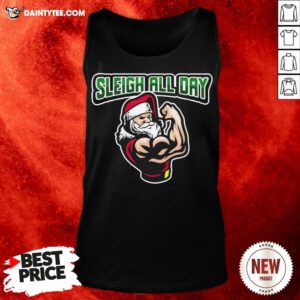 Hot Christmas 2020 Slay All Day Buffed Santa Gift Tank Top- Design By Daintytee.com