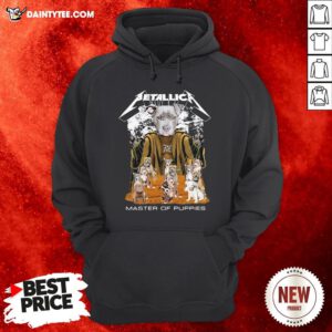 Hot Metallic Pit Bull Terrier Master Of Puppies Hoodie- Design By Daintytee.com