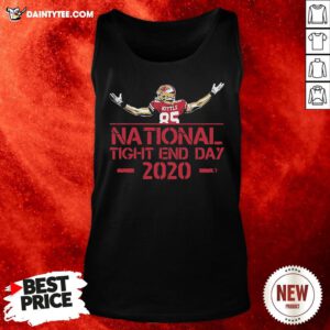 Hot National Tight End Day 2020 Shirt George Kittle Licensed Tank Top- Design By Daintytee.com