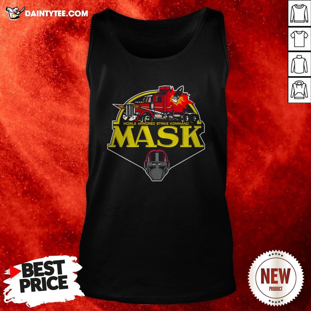 Mask Mobile Armored Strike Kommand Tank Top