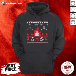 Nice Burning Church Christmas 2020 Hoodie- Design By Daintytee.com