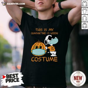 - Design By Daintytee.comNice Snoopy Face Mask Joe Cool This Is My Quarantine O Ween Costume Shirt
