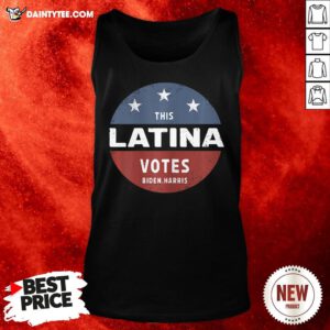 Nice This Latina Votes Biden Harris 2020 Tank Top- Design By Daintytee.com