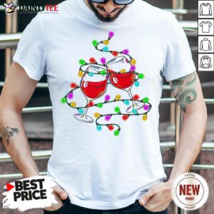 Nice Wines Merry Christmas Light Shirt- Design By Daintytee.com