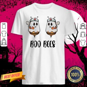 Nurse Ghost Boo Bees Halloween Shirt