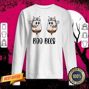 Nurse Ghost Boo Bees Halloween Sweatshirt