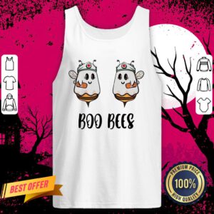 Nurse Ghost Boo Bees Halloween Tank Top