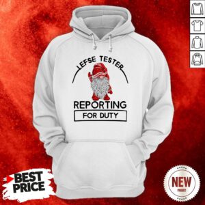 Official Lefse Tester Reporting For Duty Hoodie