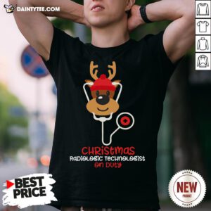 - Design By Daintytee.comOriginal Christmas Radiologic Technologist On Duty Reindeer Nurse Funny Shirt