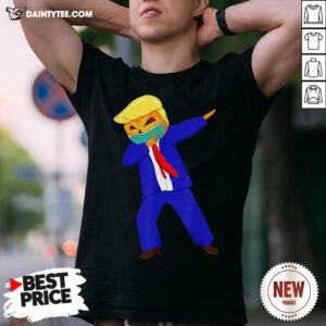Original Dabbing Trumpkin Mask Shirt- Design By Daintytee.com