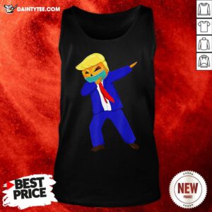 Original Dabbing Trumpkin Mask Tank Top- Design By Daintytee.com