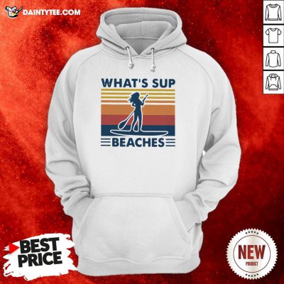 Paddleboard What's Sup Beaches Vintage Hoodie