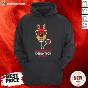 Perfect Christmas X ray Tech Reindeer Nurse On Duty Hoodie- Design By Daintytee.com