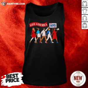 Perfect Save America Vote Tank Top- Design By Daintytee.com
