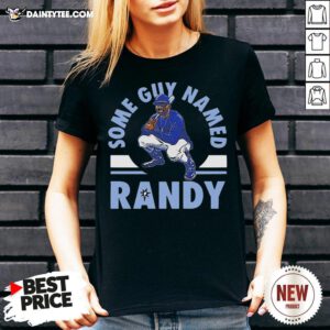 Premium Tampa Bay Shirt Some Guy Named Randy V Neck- Design By Daintytee.com