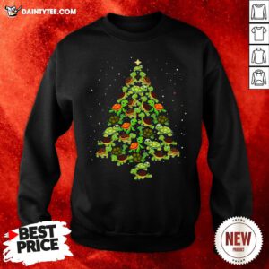 Premium Turtles Tree Christmas Sweatshirt- Design By Daintytee.com