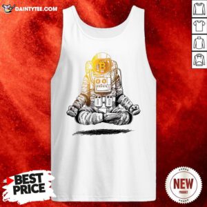 Original Bitcoin To The Moon Crypto Chill Astronaut Tank Top- Design By Daintytee.com