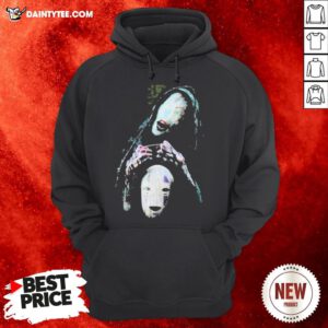 Scary No-Face Sharacter Halloween Hoodie