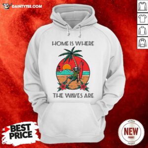 Skeleton Home Is Where The Waves Are Hoodie