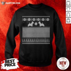 Top Westie Green Christmas Sweatshirt