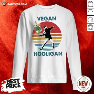 Vegan Hooligan Vintage Retro Sweatshirt