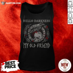 Viking Hello Darkness My Old Friend Tank Top