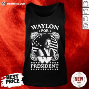 Waylon For President US Flag Tank Top