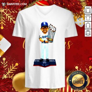 Awesome 17 Joe Kelly Los Angeles Dodgers 2020 World Series Champions V Neck- Design By Daintytee.com