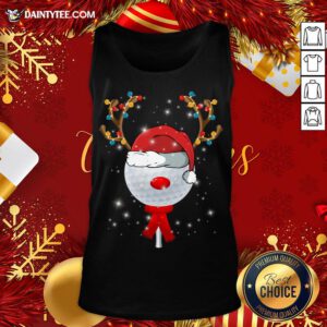 Awesome Christmas Golf Ball Tank Top- Design By Daintytee.com