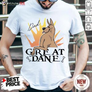 Awesome Great Dane Dad Shirt- Design By Daintytee.com